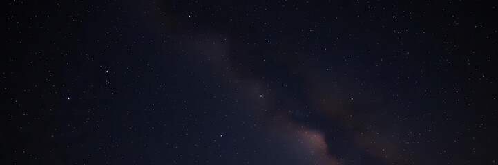 Obraz premium A mesmerizing view of a starry night sky filled with twinkling stars, midnight, tranquil