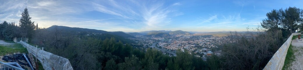 panorama of the mountains