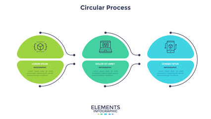 Modern Business Infographic Vector Template