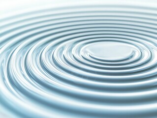 Softly diffusing circles merging into tranquil lines, bright white backdrop, peaceful expression of connection.