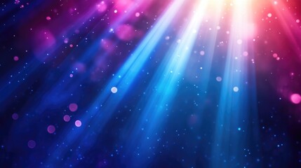 Side View of Bright Laser Light Beams at a Vibrant Disco Dance Event