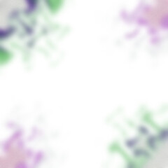 An abstract transparent wavy vignette design element overlay.