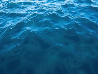Obraz premium Rippling deep blue sea with mesmerizing texture resembling swirling waves and patterns, texture, water, deep