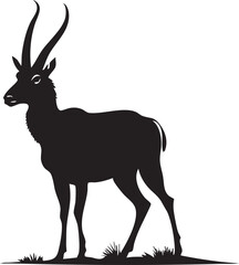 Pronghorn Clipart for Wildlife and Desert Scenes
