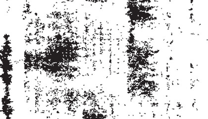 Fototapeta premium Grunge background. Black and white vector. Abstract texture of dust, dirt, stains. Grunge overlay layer. Distressed texture. Rough, scratch, splatter grunge pattern.