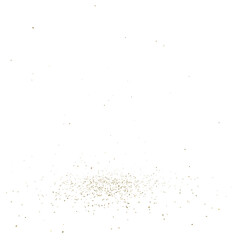 3D rendered floated golden coins isolated on transparent background 