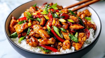 Fototapeta premium Kung Pao Chicken