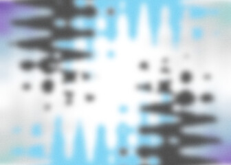 An abstract transparent wavy vignette design element overlay.