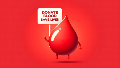 The Gift of Life: Blood Donation Symbol