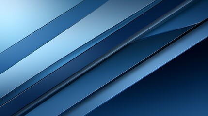 Obraz premium Abstract blue geometric design with layered shapes and gradients.