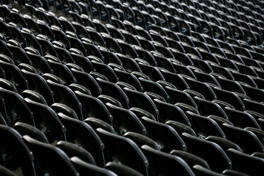 empty seats in a stadium