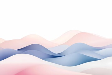 minimalizm, nowoczesność, gradient, pastelowe kolory, elegancja, abstrakcja, grafika cyfrowa, fale, płynne przejścia, przestrzeń, design współczesny, biel, równowaga, estetyka, ilustracja cyfrowa, szt