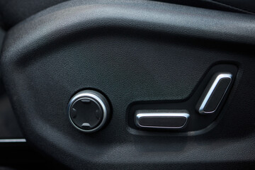 Explore the intricate functions of premium luxury car seat control buttons in detail