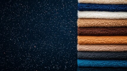 A selection of raw fur materials displayed to showcase their lifelike textures, animal prints, and suitability for design purposes.
