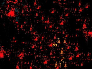 Dark and rough cromatic pattern featuring color noise texture in a grungy and noisey style, artistic, cromatic, noise