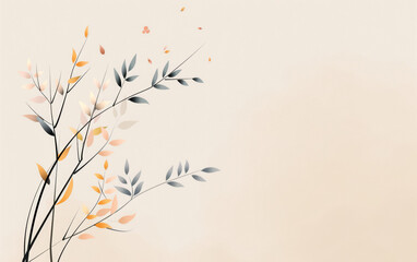 Vintage floral texture art background
