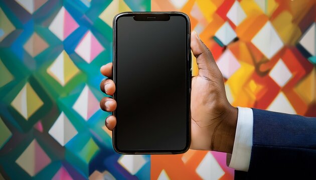 The device displays vibrant colors and engaging content.  