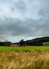 clouds over the fields