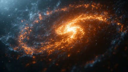 Obraz premium Big Bang explosion with swirling energy bursts and time warp effects in the universe symbolizing chaos creation and the origin of space and time depicted in vivid detail