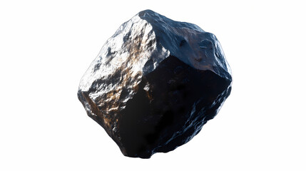 Obraz premium A meteor isolated on white background - generative ai. Meteor. Illustration