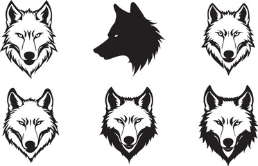 Minimalist Wolf Vector Art for Modern Designs

