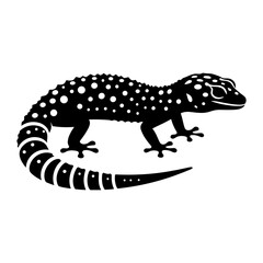 Leopard Gecko Silhouette