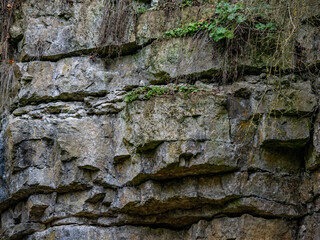 Gesteinsschichten im Muschelkalk