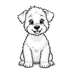 Fototapeta premium fun kids' coloring art with educational elements