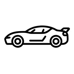 Sports car icon