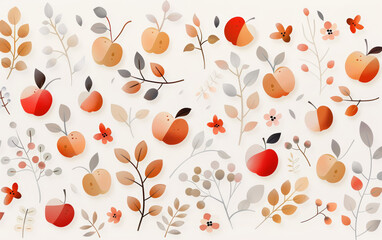 Vintage floral texture art background