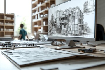 Architectural design modish software application for architect business and professional designer