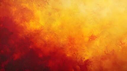 Fototapeta premium Abstract fiery orange and red textured painting