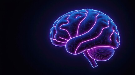 Fototapeta premium Futuristic Glowing Neon Circuit Network