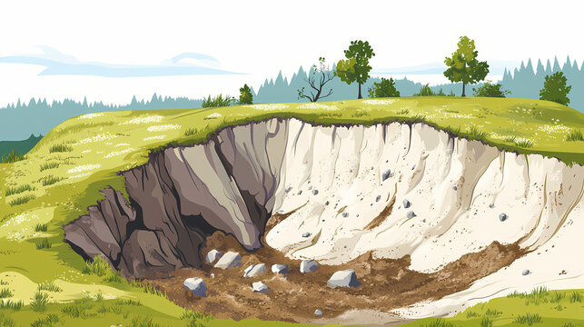 weathering erosion deposition