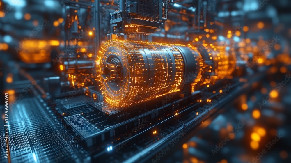 Poster hyperautomation technology streamlining it processes in a digital environment