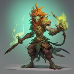 Stylized and Fantasy Hero Character - 3D Design - Dota2 Style