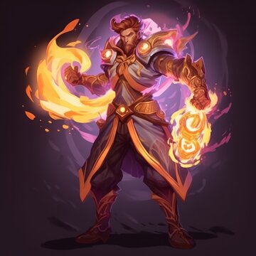 Stylized and Fantasy Hero Character - 3D Design - Dota2 Style