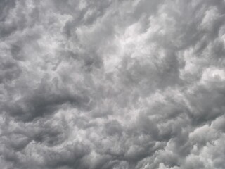 thunderstorm clouds in the sky