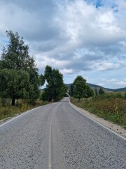 road in the countryside