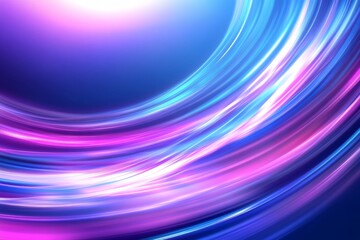 Obraz premium Abstract flowing lines in vibrant blue and purple hues create a dynamic and modern visual effect.
