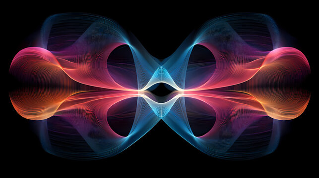 Optical illusion fractal paradox graph. Paradox. Illustration
