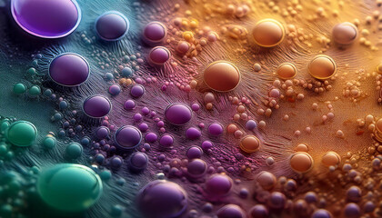 Close-Up of a Substance or Material