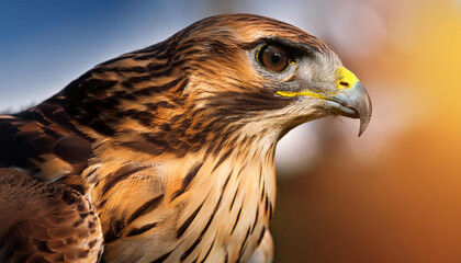Close-Up of a Hawk
