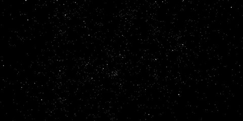 Glistening stars shining brightly against a dark night sky, beauty, twinkling, black background