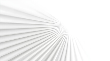 Naklejka premium A minimalist representation of a light wave, shown as smooth curved lines radiating from a point. Light wave minimal illustration.