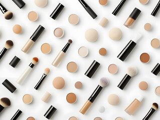 Obraz premium background: cosmetic elements
