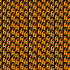 Hand drawn abstract wallpaper. Paint brush seamless surface pattern. Texture background. Template image. Fabric motif. Digital paper. Ethnic textile print backdrop. Web designing. Art illustration.