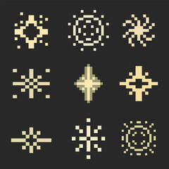 sparkle star bundle pixel art