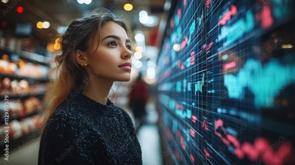 Poster examining blockchain technology for enhancing cross-border e-commerce security in a modern setting