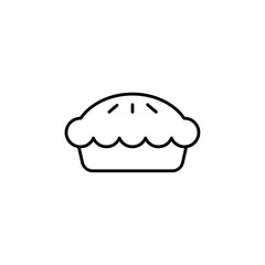 pie icon Flat symbol set outline